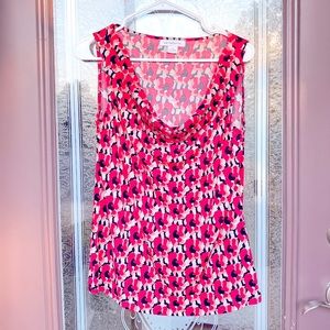 Liz Claiborne Graphic Top | Medium